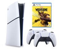 Sony PlayStation 5 Slim Digital + DualSense White + Disc drive + - 1612243 - zdjęcie 1
